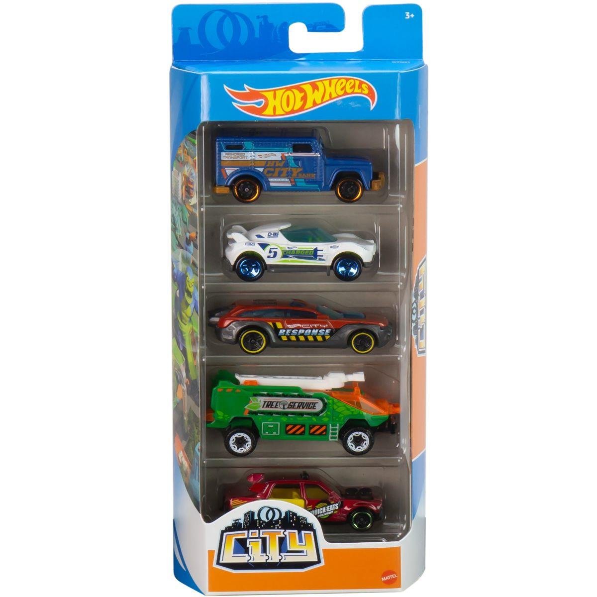 Hot Wheels Die-Cast Pack com 05 Carrinhos (Sortido) - Mattel - Imagem 6